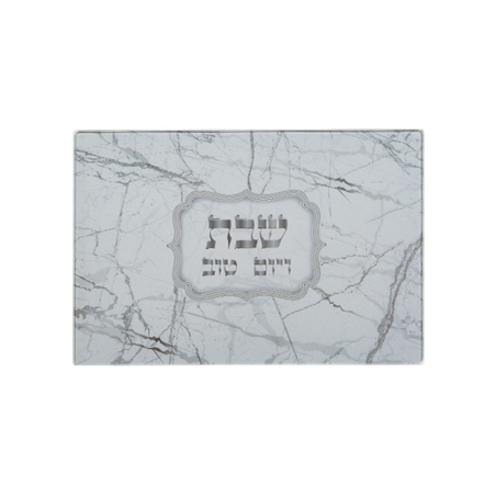 מגש חלה זכוכית עבה בלתי שבירה 37X25 ס