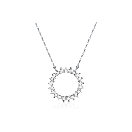 שרשרת לאישה מעגל החיים מכסף 925 – דגם שמש