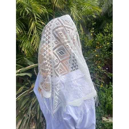 מטפחת ראש לבן 