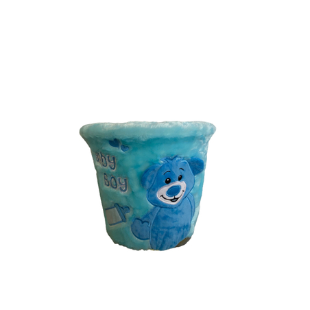 פח תכלת מרופד פרווה BABY BOY