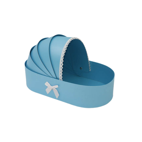 קופסת עריסה תכלת ליולדת 