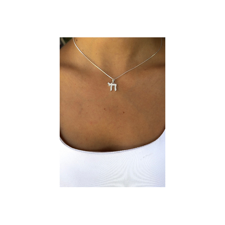 שרשרת חי מכסף אמיתי 925