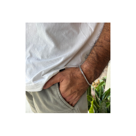 צמיד מרובע לגבר