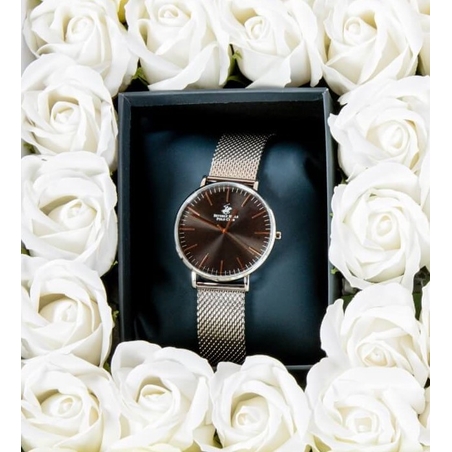 שעון יד לגבר כסוף BEVERLY HILLS POLO CLUB