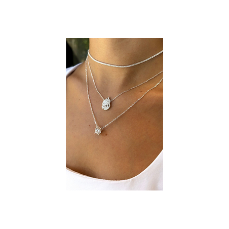 סט שרשראות האש שלי מכסף אמיתי 925