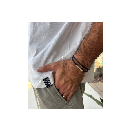 צמיד עור כפול לגבר