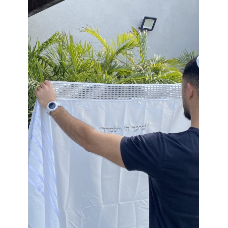 טלית חתנים מפוארת ביותר רקמת 