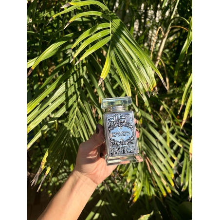 כלי לבשמים מקריסטל עם פלקטה ירושלים 8.6 ס