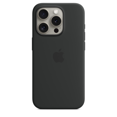 Apple Silicone Case With MagSafe Black