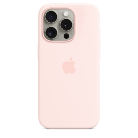 Apple Silicone Case With MagSafe Light Pink