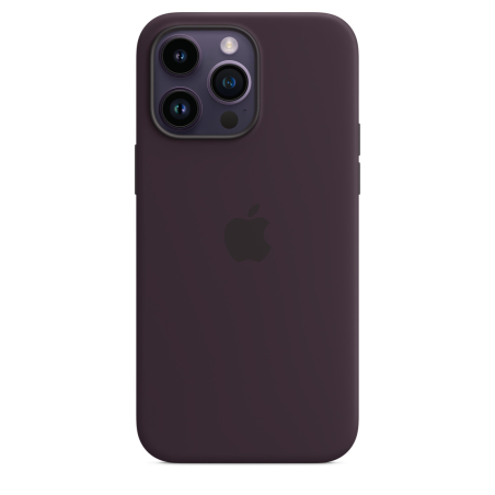 Apple Silicone Case with MagSafe Elderberry