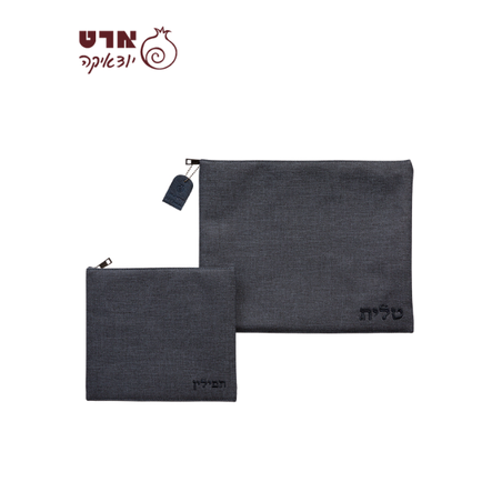 UK67041 סט טלית תפילין דמוי עור מהודר 36X29 ס