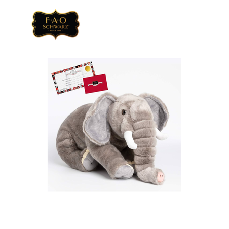 בובה קטנה מפרווה איכותית פיל