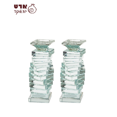 UK40733 זוג פמוטי קריסטל מהודרים 19.5 ס
