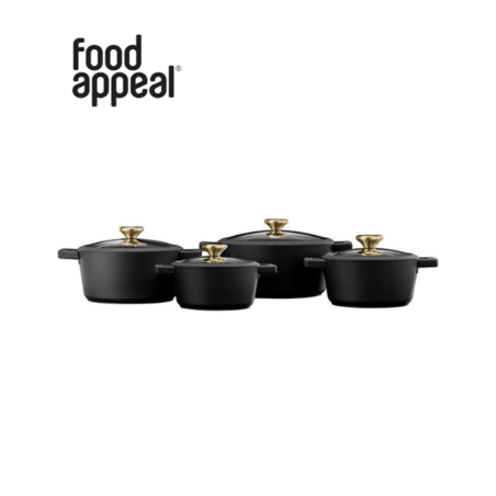 סט סירים 8 חלקים – BLACKBERRY GALAXY טורקיז FOOD APPEAL