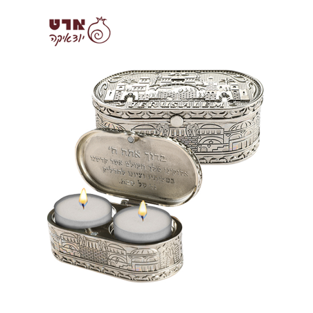 UK86870 פמוטי נסיעה ניקל בקופסא עם מכסה 