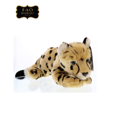 בובה גדולה מפרווה איכותית צבוע