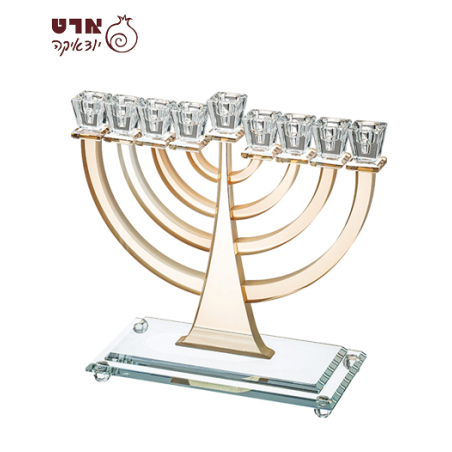UK40061 חנוכייה קריסטל מהודרת