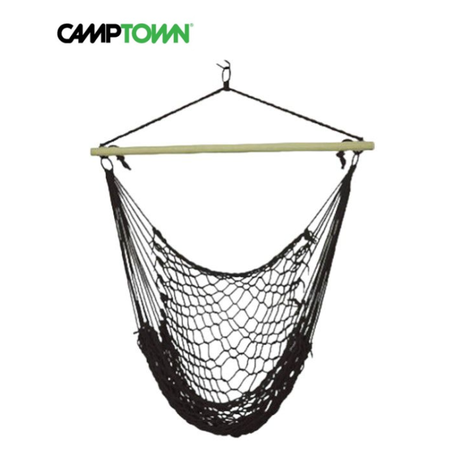 ערסל ישיבה יחיד krabi מעוצב מחבלים camptown 22793 - צבע שחור