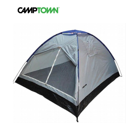 אוהל משפחתי ל-8 אנשים  CAMPTOWN BASIC PLUS כולל 2 חלונות