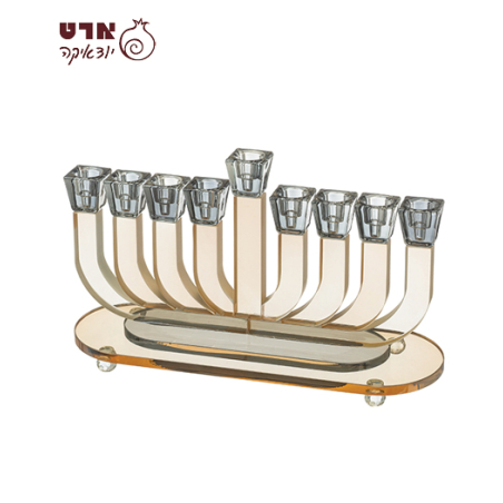 UK81797 חנוכייה קריסטל מהודרת
