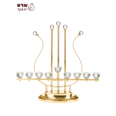 UK47928 חנוכיית מתכת 