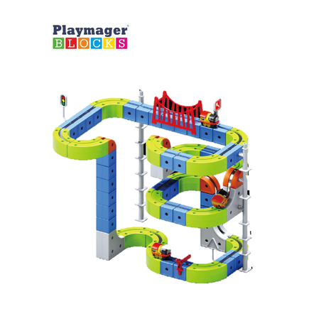 מסלול מירוצים רכבת מגנטית - 157 חלקים