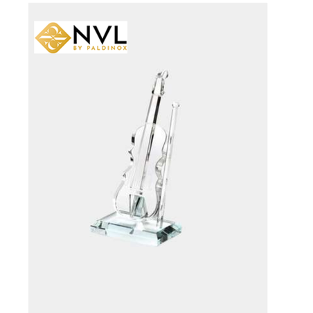 X5813 קישוט כינור קריסטל 10/6.5 גובה 22 ס