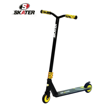 קורקינט פעלולים מקצועי SKATER PRO T3 גלגל 100ממ GOLD ABEC9