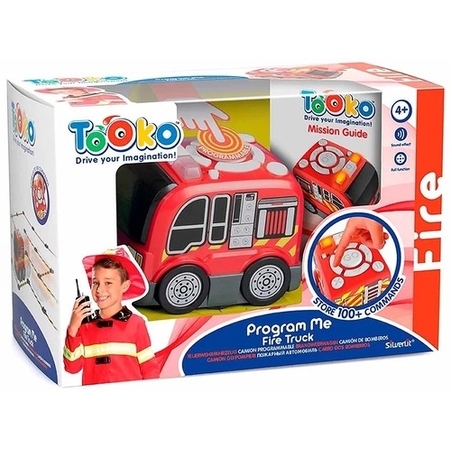 ערכת מכונית על שלט כיבוי אש Fire Truck לתכנות TOOKO
