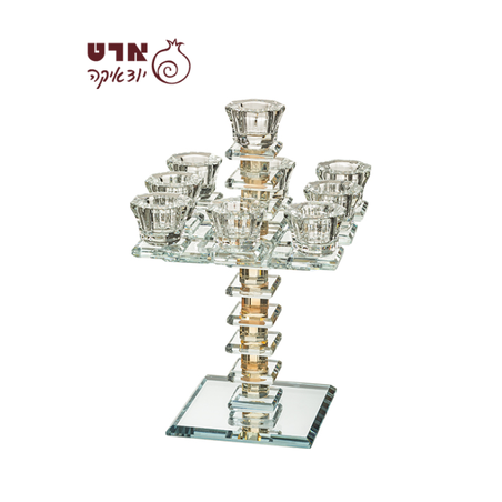 UK81521 פמוטי קריסטל תשעייה מהודרים 24 ס