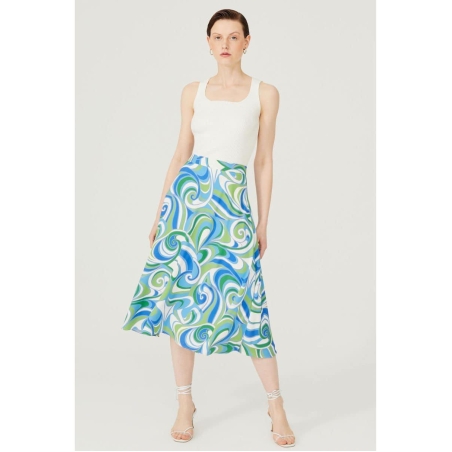 חצאית צבעונית