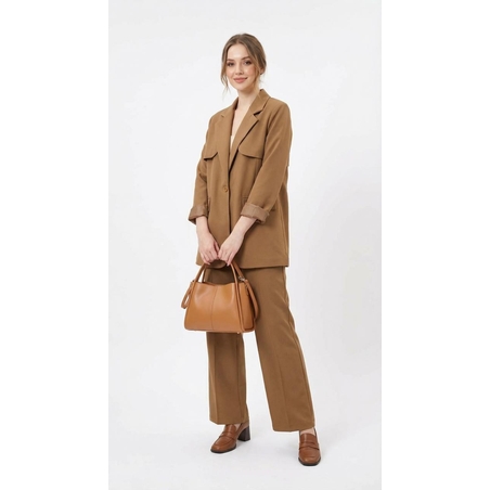 בלייזר מחויט בגזרת Oversize קלאסית – One Size