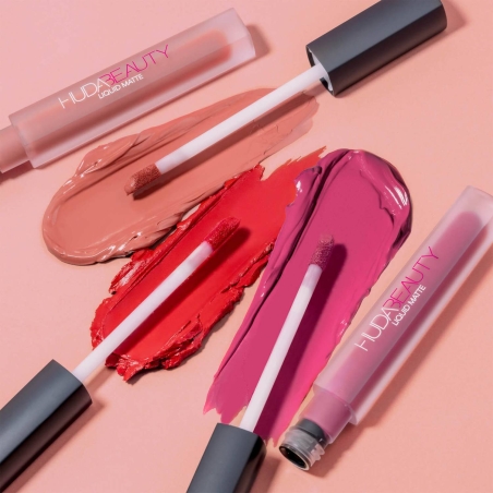 Huda Beauty Liquid Matte Ultra-Comfort Transfer-Proof Lipstick