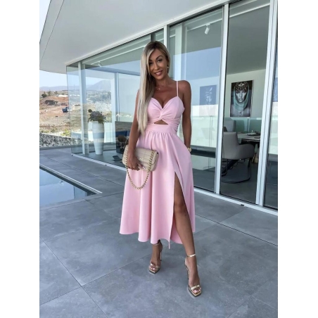 שמלת לילי ורודה