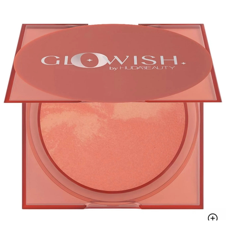 HUDA Beauty Glowish Cheeky Vegan Blush Powder Milky Rose