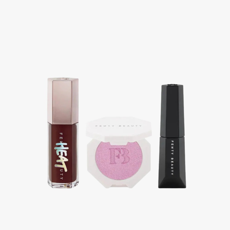 fenty beauty set 3-Piece Lip, Face + Eye Kit