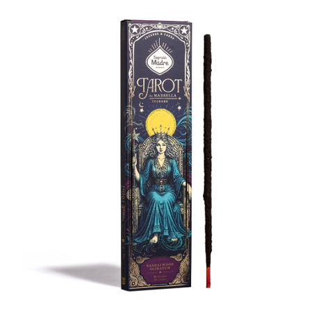 קטורת טבעית טארוט סנדלווד לבונה Tarot Sandalwood Frankincense טארוט מרסיי שקט ובהירות Sagrada Madre