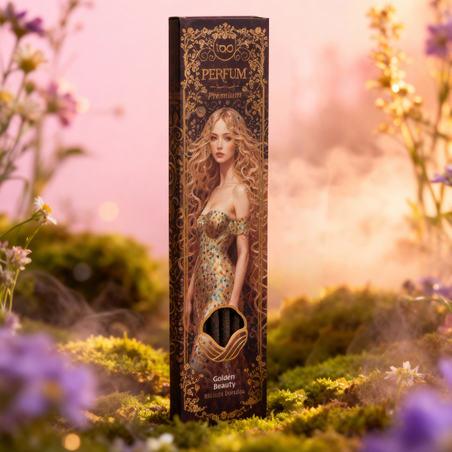 קטורת בושם טבעית Golden Beauty ניחוח עשיר חמים וזוהר Sagrada Madre