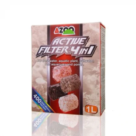 מדיות פטנט אקטיב פילטר אזו  1 ליטר - Active filter AZOO 1 L