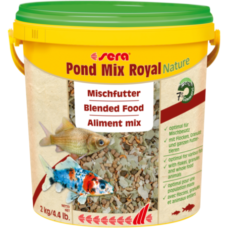 סרה פונד מיקס רויאל נייצ'ר  10 ליטר  - Sera Pond Mix Royal Nature 10 L