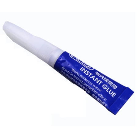 דבק מהיר ג'ל להדבקת אלמוגים ופראגים 5 גרם  - Cyanoacrylate Gel Super Glue