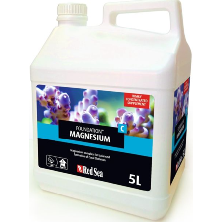 תוסף מגנזיום נוזלי רד סי 5 ליטר RED SEA Foundation™ Magnesium