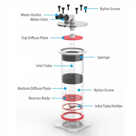 קולונה ריאקטור למדיה MR-70 באבל מאגוס - Bubble Magus Media Reactor MR-70