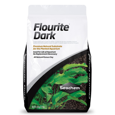 מצע חול כהה 7 ק”ג סיכם - Seachem Flourite Dark Substrate 7kg