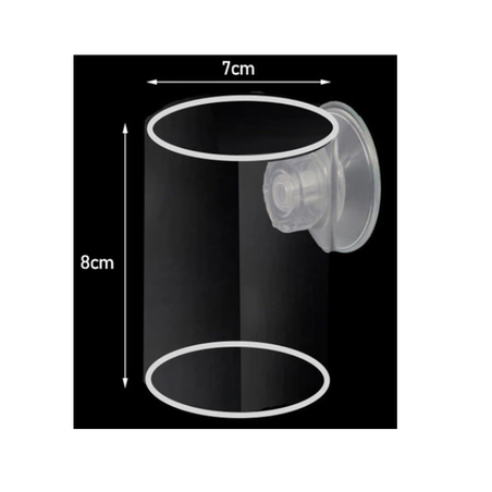 שרוול האכלה למניעת גלישת מזון צף לאוברפלו - Feeding Sleeve to avoid Fish Food Overflowing