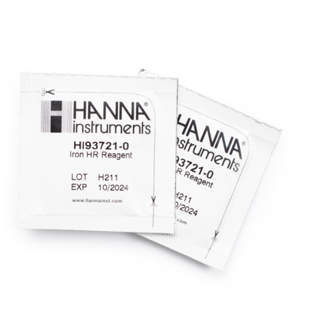 ריאגנטים להאנה צ'קר HI721 מכשיר בדיקת רמת Fe ברזל - Hanna Checker Iron Fe HI721 Reagents