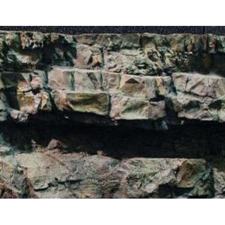 רקע תלת מימד סלעי דגם טימור 148X58 אקווריסטיק - Aquarium Rocky 3D background Model Timor