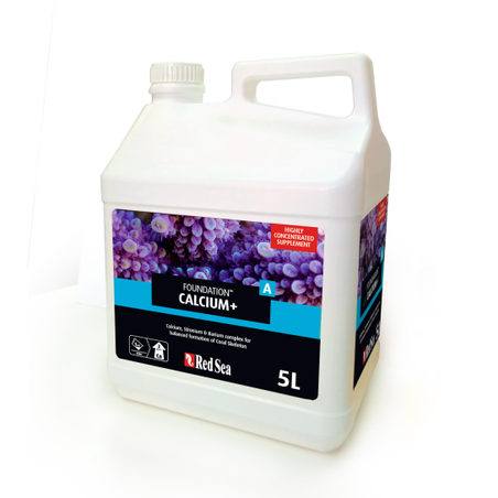 תוסף קלציום+ נוזלי רד סי 5 ליטר RED SEA Foundation™ A Calcium+ (Ca/Sr/Ba)
