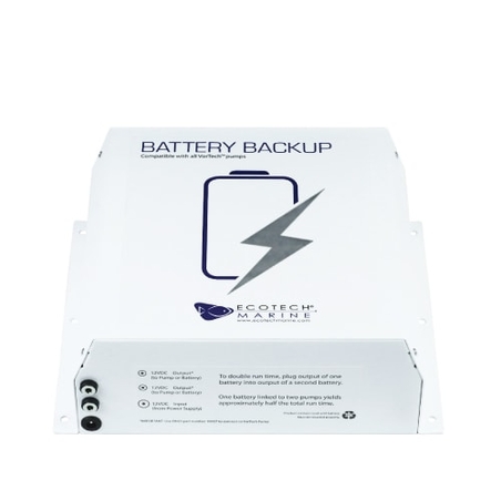 סוללת גיבוי למשאבות אקוטק מארין  -  ECOTECH MARINE Backup Battery